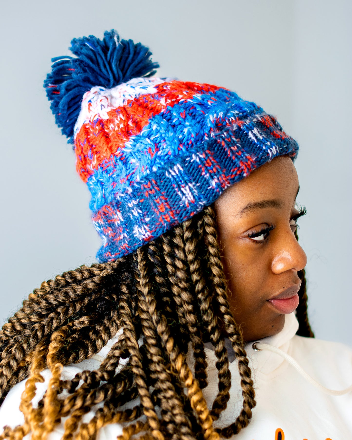 Pom-pom Twist Headwarmer- RAVINA FASHIONS