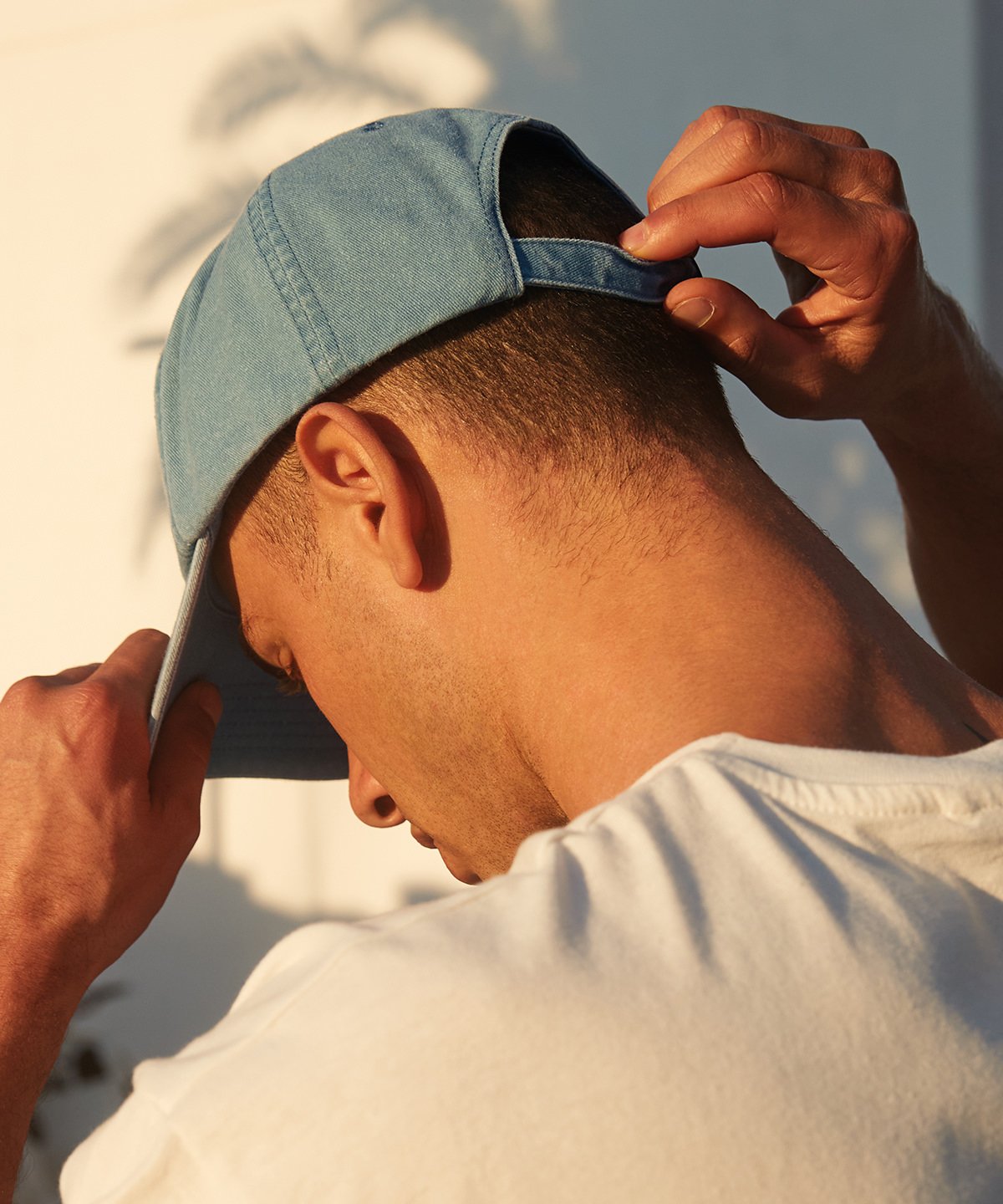 Faded Denim Cap