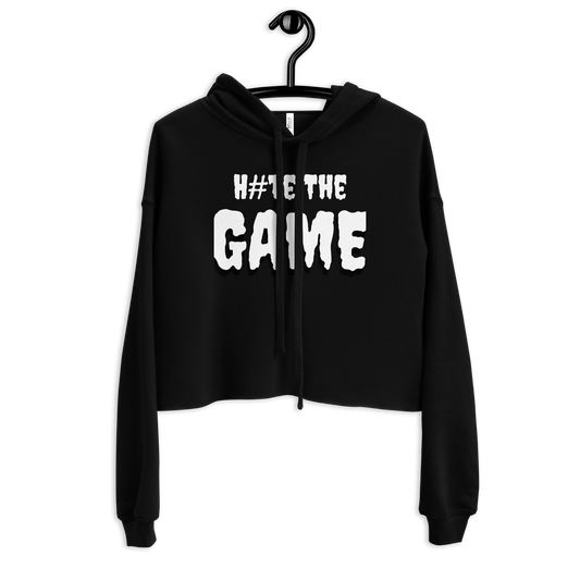 Ravina Fashions- H#te The Game Crop Hoodie Women