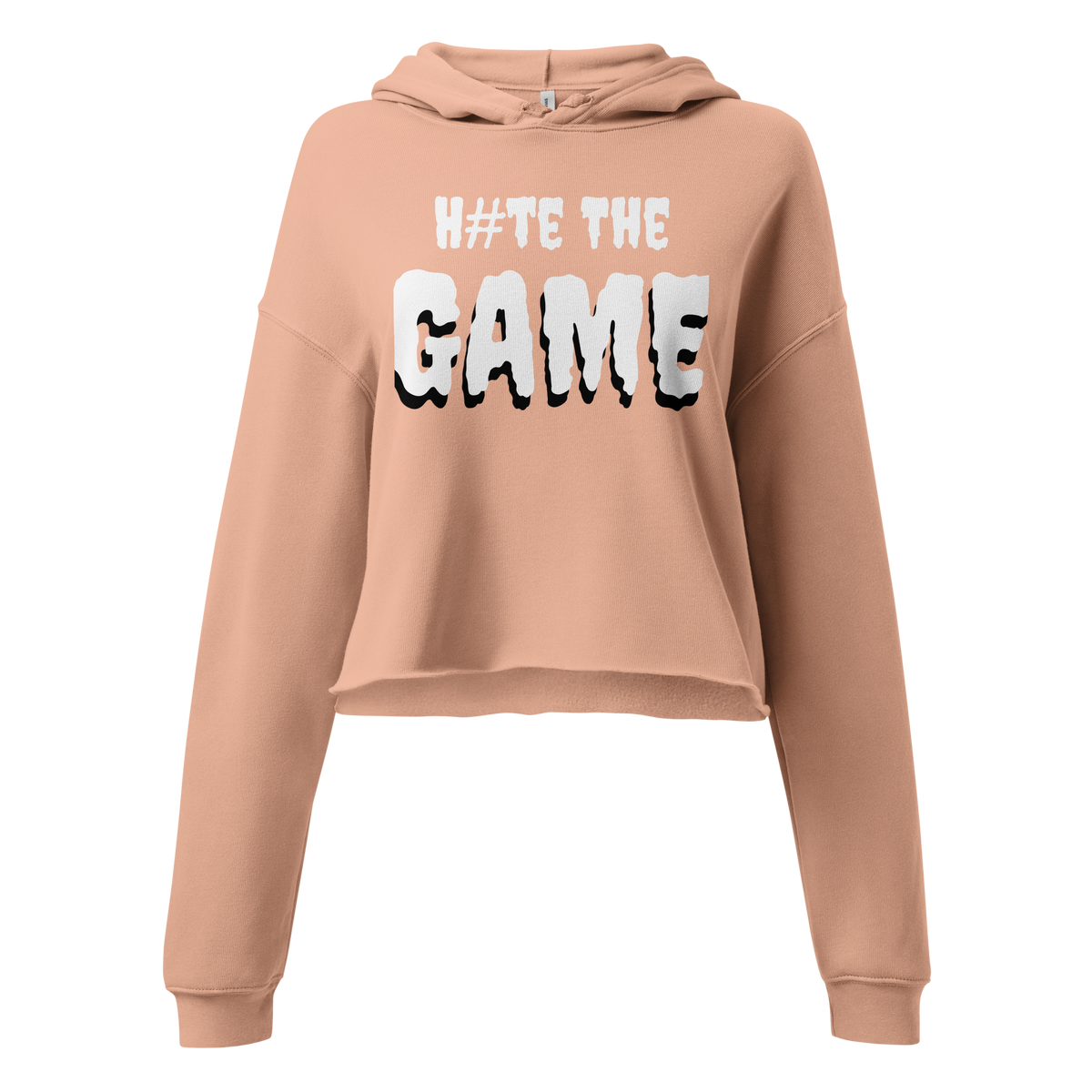 Ravina Fashions- H#te The Game Crop Hoodie Women