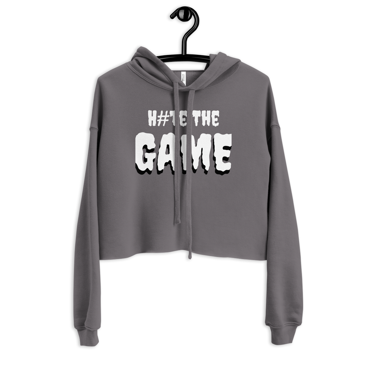 Ravina Fashions- H#te The Game Crop Hoodie Women